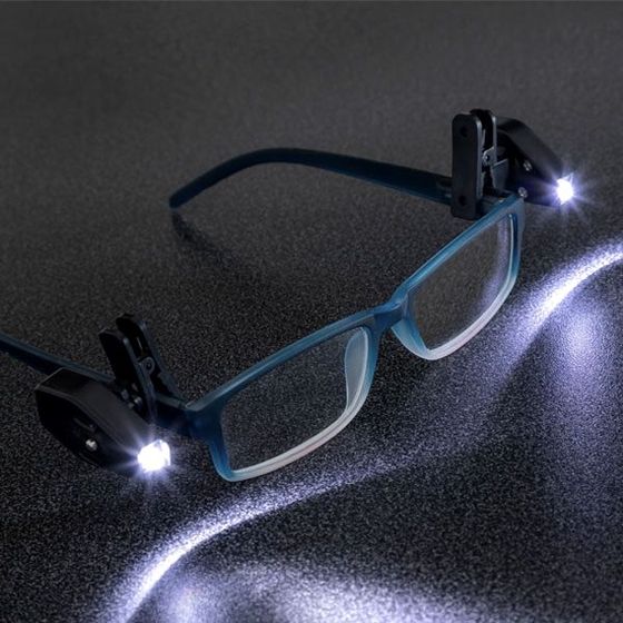 Klipsy LED do okularów (2 szt.)