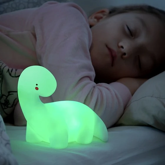 Lampka nocna LED dinozaur