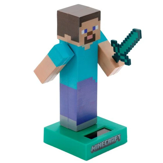 Figurka solarna Minecraft Steve