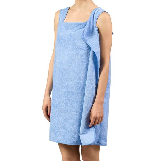 Ręczniko-Szlafrok - niebieski